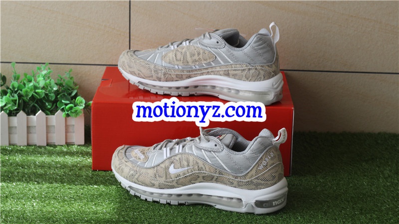 Nike Air Max 98 Supreme Snakeskin Pattern Yellow